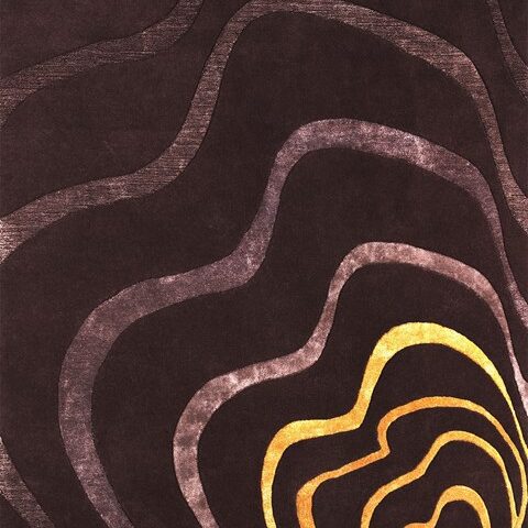 Cacharel Tufted - 1009 Wave heart brown - cacharel tufted 1009 wave heart brown normal