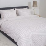 HOME Nordic 854 Innis Grey Παπλωματοθήκη - Σετ Παπλωματοθήκη  μονή