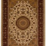 Isfahan 2438A Cream Red - Round 180