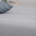 Κουβέρτα ΠΙΚΕ NAF NAF Cotton Waffle Pique Grey - 170 x 240