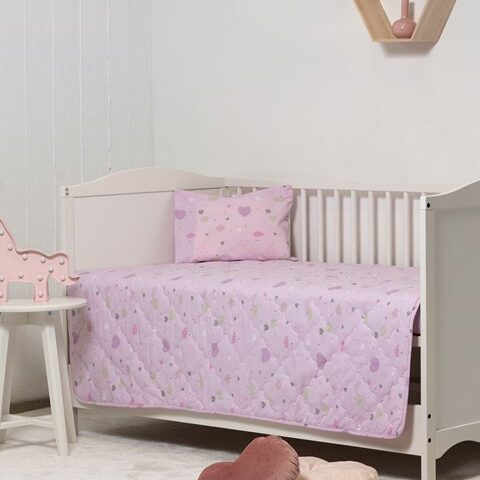 Naf Naf Little Hearts 302 - Lila Κουβερλί - naf naf little hearts 302 lila kouverli normal
