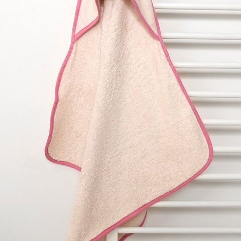 Naf Naf Little Hearts 302 - Pink βρεφικό μπουρνούζι - naf naf little hearts 302 pink vrefiko bournouzi normal