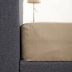 Σεντόνι HOME View με λάστιχο - Beige - Μονό 120x200cm +35cm