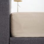 Σεντόνι HOME View με λάστιχο - Ecru - Μονό 120x200cm +35cm