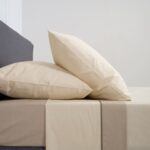 Σετ σεντόνια HOME View Ecru Beige - Σετ Υπέρδιπλα 240x260 cm