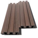 WPC PANEL 2ης ΓΕΝΙΑΣ ΜΕ 3D ΠΗΧΑΚΙΑ 25/147.5mm COFFEE 5530 NewPlan