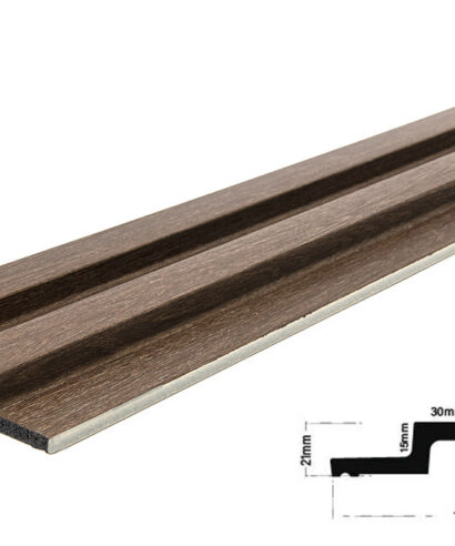 7 26 ap001 8 2 PS PANEL ΜΕ 3D ΠΗΧΑΚΙΑ 08 RESIDENCE 21/122 mm DARK BROWN OAK NewPlan 3