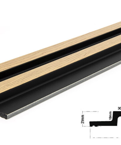 7 26 ap001 f 4 2 PS PANEL ΜΕ 3D ΠΗΧΑΚΙΑ F4 RESIDENCE 21/122 mm NAT.OAK/BLACK NewPlan 3