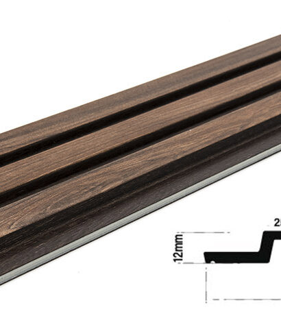 7 27 ap009 54 2 PS PANEL ΜΕ 3D ΠΗΧΑΚΙΑ 54 PIANO 12/122/2900mm WALNUT/DARK BROWN NewPlan 3