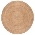 Jute rug BRD 25 Natural Round - 240x240