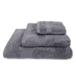 Naf Naf Bonjour Towels - Dk Grey - 80x150