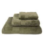 Naf Naf Bonjour Towels - Olive Green - 80x150