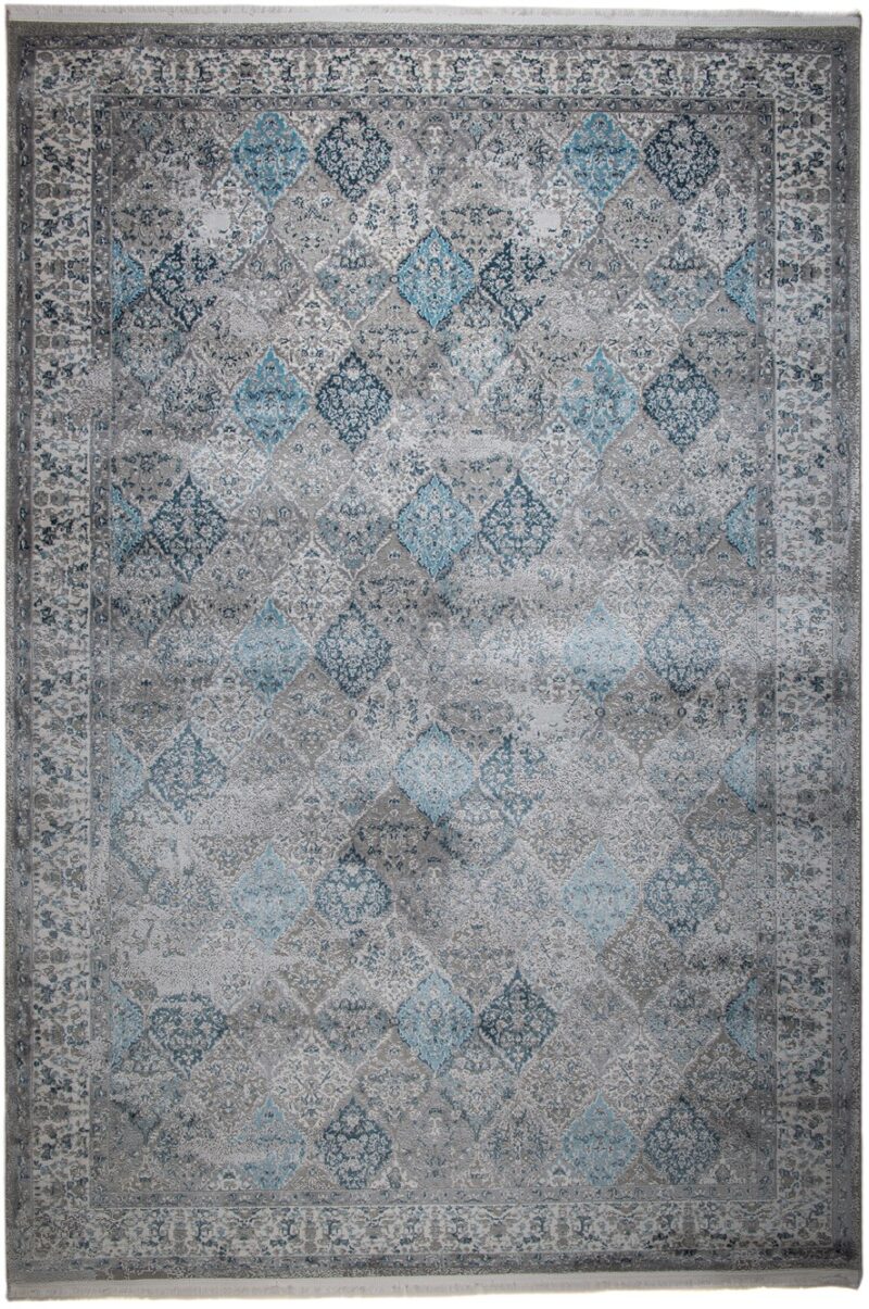 ΧΑΛΙ PEARL 8438 GREY-BLUE - 133cm x 190cm - 10a 887 x 1336