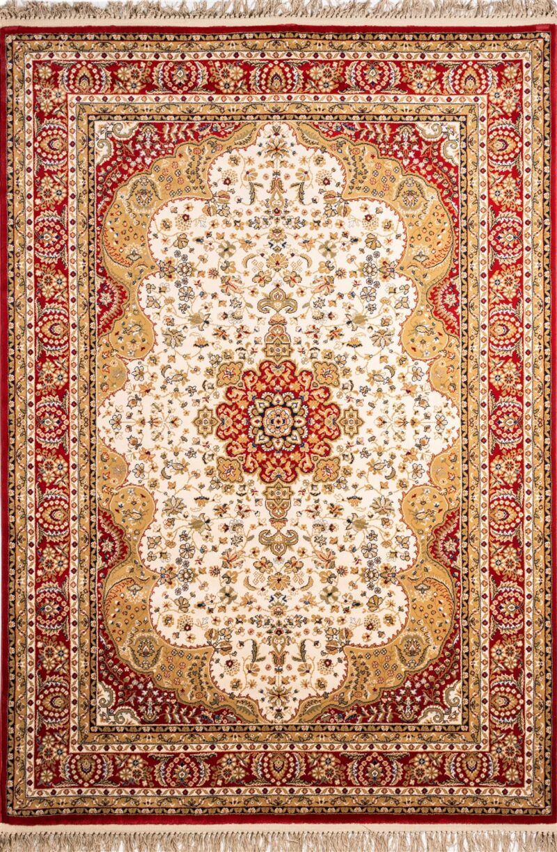 ΧΑΛΙ ORIAN 217/Cream Red - 200cm x 250cm - 217 cream red