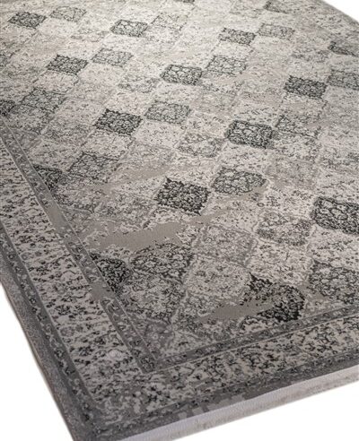 ΧΑΛΙ PEARL 8438 DARK GREY-ANTHRACITE - 133cm x 190cm - 3c 400 x 600