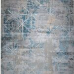 ΧΑΛΙ PEARL 644 GREY-LIGHT BLUE - 133cm x 190cm