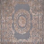 ΧΑΛΙ ZIRA 9104 GREY CREAM - 067cm x 210cm