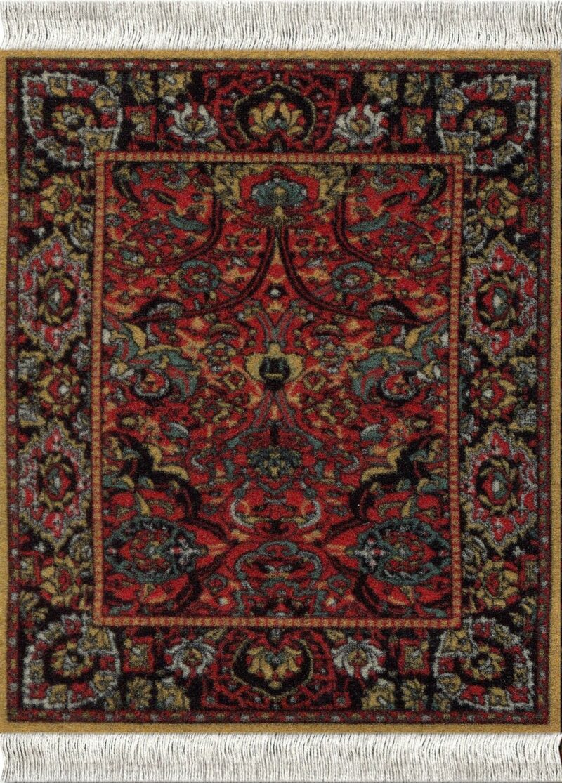 ΣΟΥΒΕΡ Coaster rugs-Floral Arabesque - FLORAL ARABESQUE COASTERRUG