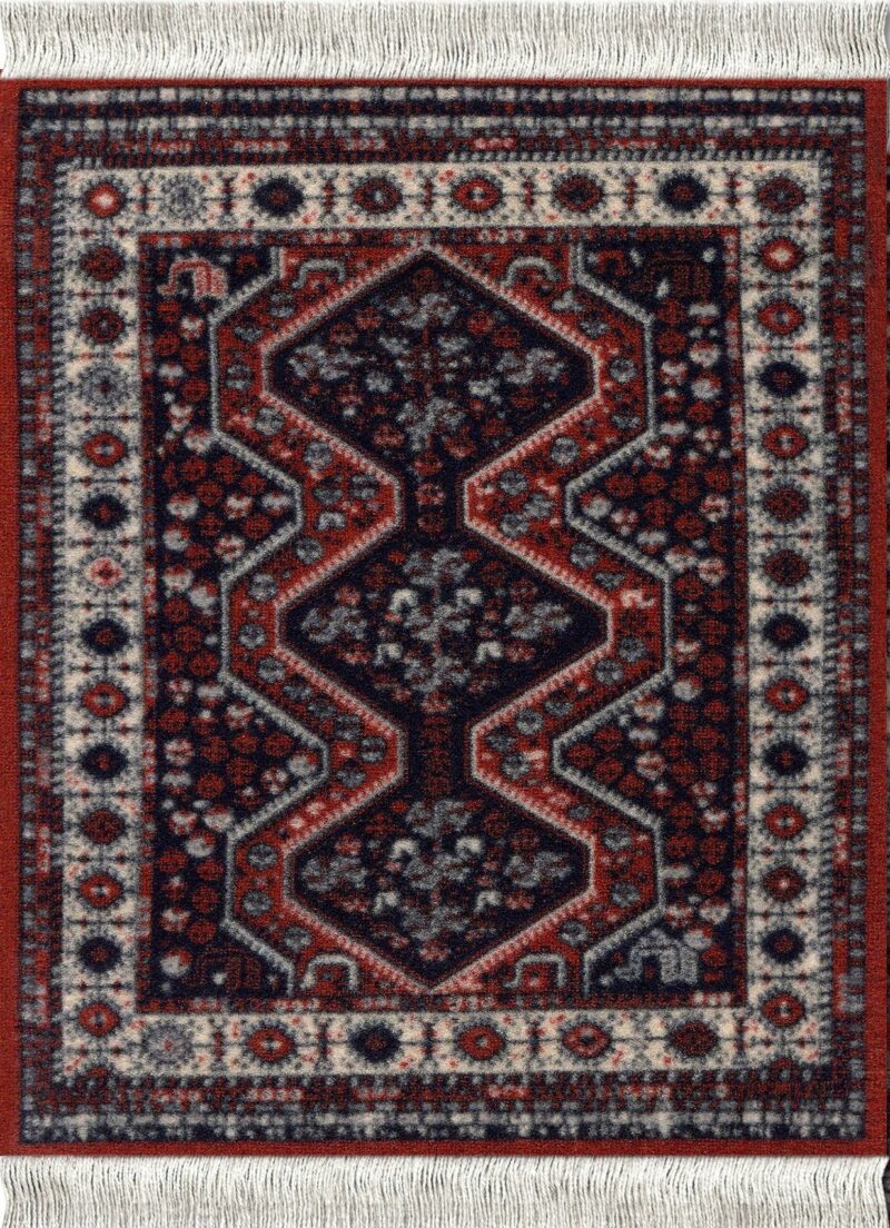 ΣΟΥΒΕΡ Coaster rugs-Qashqa&apos;i shekarlu - FREUD COASTERRUG