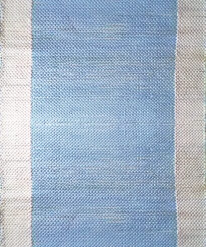 ΧΑΛΙ ΒΑΜΒΑΚΕΡΟ PINEROLO WHITE/LIGHT BLUE - 070cm x 140cm - IMG 20180202 095544