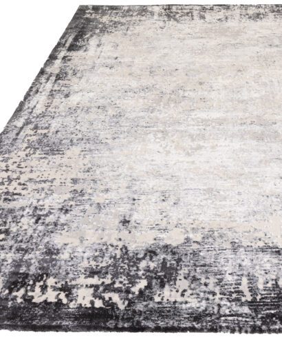 ΧΑΛΙ ASIATIC LONDON KUZA BORDER GREY - Kuza Border Grey Rug 1