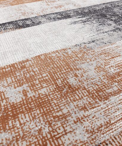 ΧΑΛΙ ASIATIC LONDON KUZA LINES TERRACOTTA - 160cm x 230cm - Kuza Lines Terra Rug 4 1500 x 1500