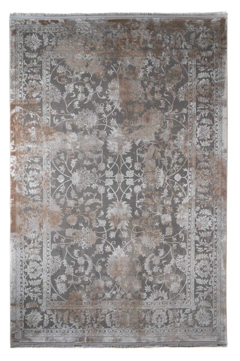 ΧΑΛΙ LUXURIOUS SILK 6789 GREY BEIGE - 200cm x 290cm - LUXURIOUS SILK 6789 scaled 1