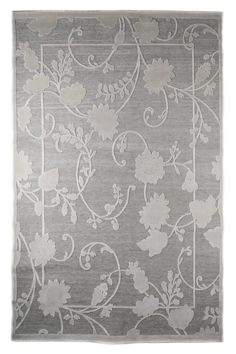 ΧΑΛΙ MUSE 59004/W SILVER CREAM - 160cm x 235cm - MUSE 59004W SILVER CREAM scaled 1