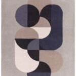 ΧΑΛΙ ASIATIC LONDON MATRIX 92 STATEMENT LIGHT GREY - 200cm x 300cm