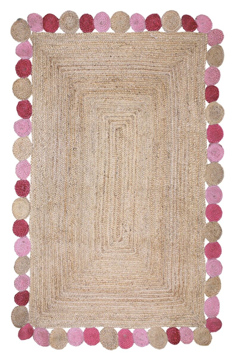 ΧΑΛΙ ΓΙΟΥΤΑ PAVIA PINK - 160cm x 230cm - PAVIA1 pink 1269 x 1939