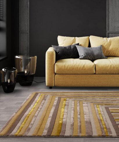 ΧΑΛΙ ASIATIC LONDON MATRIX NETWORK GOLD - matrix 79 network gold rug ls sq 2048x