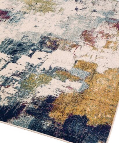 ΧΑΛΙ ASIATIC LONDON NOVA MUSTARD MULTI - 120cm x 170cm - nova 22 abstract mustard multi 1 2048x