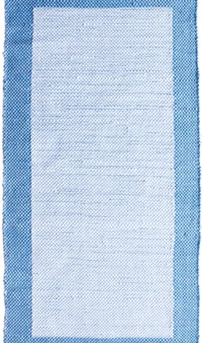 ΧΑΛΙ ΒΑΜΒΑΚΕΡΟ PINEROLO WHITE/LIGHT BLUE - 070cm x 140cm - product 1125 b2d40