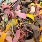 ΧΑΛΙ ΔΕΡΜΑΤΙΝΟ SHAGGY LEATHER MULTI - 120cm x 180cm