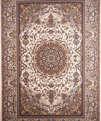 ΧΑΛΙ ROYAL SILK 539/W CREAM-BLUE - 240cm x 300cm - royal silk 539 W