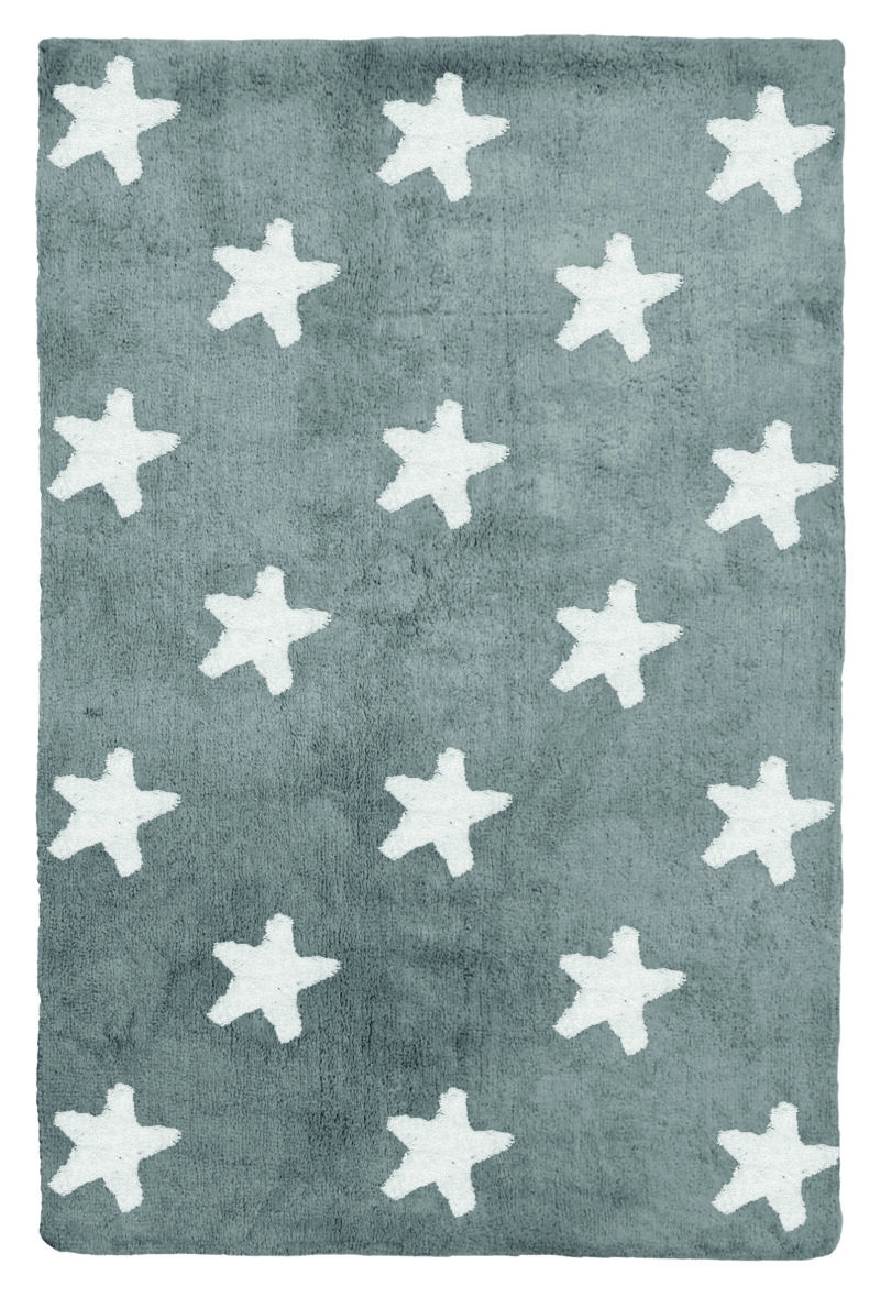 ΧΑΛΙ ΠΑΙΔΙΚΟ PICCOLO SILVER STARS - 160cm x 230cm - silver stars