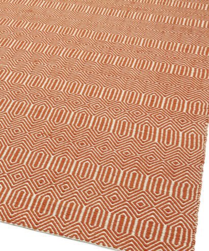 ΧΑΛΙ ASIATIC LONDON SLOAN ORANGE - sloan orange rug 1 600x