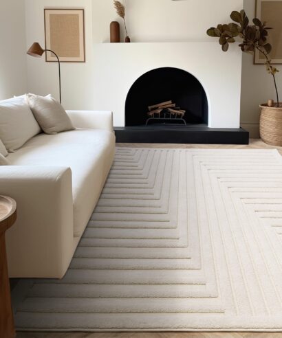 ΧΑΛΙ ASIATIC LONDON VALLEY IVORY CONNECTION - 160cm x 230cm - valley 01 ivory connection ls sq new 2048x