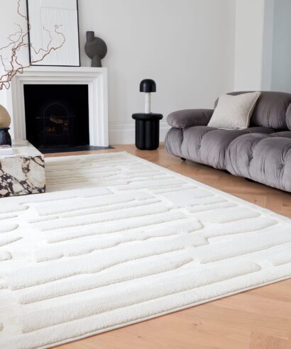 ΧΑΛΙ ASIATIC LONDON VALLEY IVORY PATH - 120cm x 170cm - valley 05 ivory path ls sq 2048x