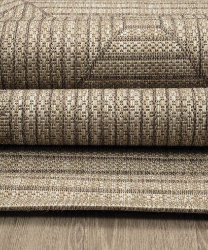 ΧΑΛΙ ETHNIK 2011C BROWN/CARAMEL BEIGE - 160X230 NewPlan - 5 14 ethn 11c ut6y 3