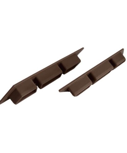 ΤΑΠΑ ΠΛΑΣΤΙΚΗ ΓΙΑ DECK ΠΕΡΙΦΡΑΞΗΣ  Φ12mm 60110 D.BROWN LEFT NewPlan