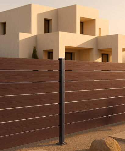 WPC ΠΕΡΙΦΡΑΞΗΣ ΝΕΑΣ ΓΕΝΙΑΣ 21/120mm L.BROWN 9040 NewPlan - 7 25 3dfenw01 brown 3