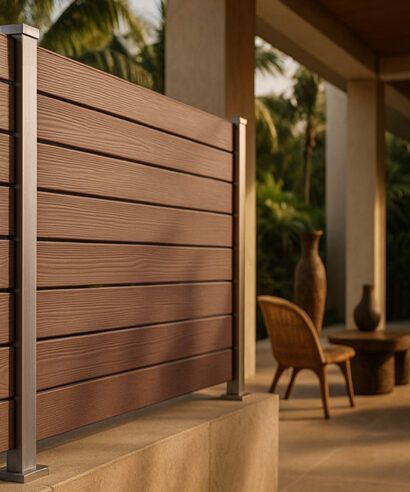 WPC ΠΕΡΙΦΡΑΞΗΣ ΝΕΑΣ ΓΕΝΙΑΣ 21/120mm TEAK 90155 NewPlan - 7 25 3dfenw01 teak 3