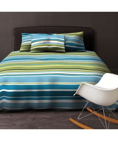Κουβερλί HOME Gallery Lines Blue Green 604