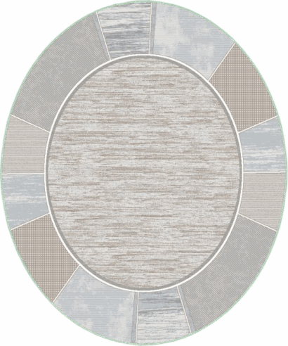 ΧΑΛΙ VELVET MODERN 9249/Beige White - 160cm x 230cm - VELVET 9249 ROUND