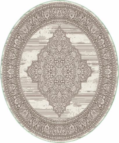 ΧΑΛΙ VELVET VINTAGE 9298/Vison - 160cm x 230cm - VELVET 9298 VISON ROUND