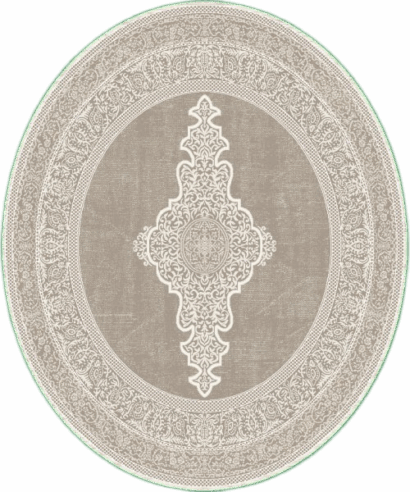 ΧΑΛΙ VELVET VINTAGE 9303/Cream Beige - 160cm x 230cm - VELVET 9303 ROUND
