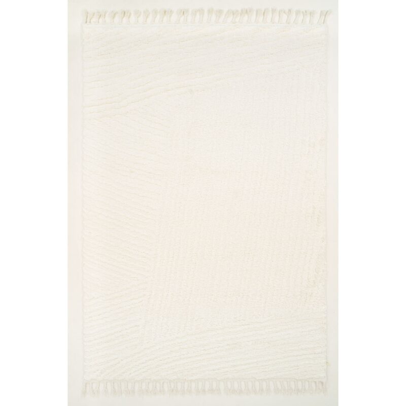 Χαλί ezzo Neve Shaggy E490A1A CREAM - ezzo Neve E490A1A CREAM 1