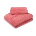 Naf Naf Towel Set 2 pcs Bonjour Coral Almond - Σετ Πετσέτες σε Κουτί