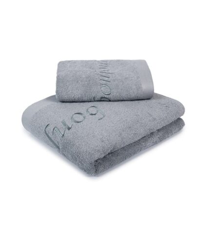 Naf Naf Towel Set 2 pcs Bonjour Light Grey - Σετ Πετσέτες σε Κουτί